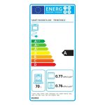 Cucina a gas Tremiti 60x60 con forno multifunzione e grill elettrico 70 litri silver e top nero classe A Samet Indomita Line