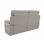 Divano Bostonfix 2 posti fisso in nabuk Mozart 90 light grey