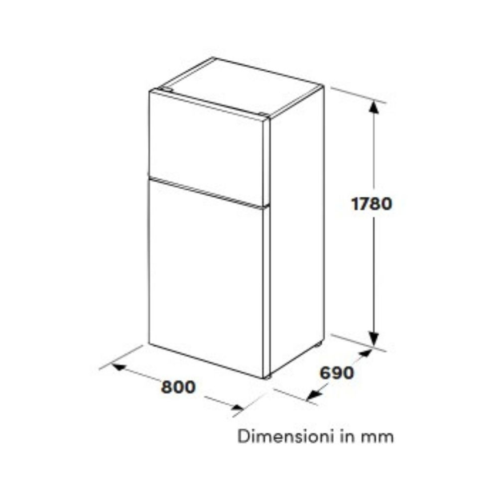 Frigorifero doppia porta Daya DDP640DNV4XE0 478 litri total no frost con drink dispenser inox classe E