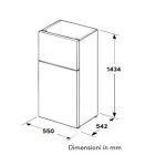 Frigorifero doppia porta Daya DHDP27NSM1KE0 206 lt defrost nero classe E