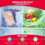 Frigorifero side-by-side Sharp SJ-NFA15IMXJE-EU2 libera installazione 4 porte 488 L Advanced NoFrost crema classe E