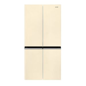 Frigorifero side-by-side Sharp SJ-NFA15IMXJE-EU2 libera installazione 4 porte 488 L Advanced NoFrost crema classe E