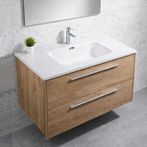 Lavabo da appoggio Bulnes80 in ceramica bianco lucido 81x46.5cm.
