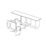 Lavastoviglie incasso totale Bertazzoni DW6083PRTS 15 coperti 60 cm. classe C