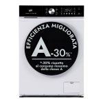 Lavatrice Daya MAGIC12A3 1400 giri 12 kg inverter BLCD con display touch a colori bianco classe A