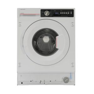 Lavatrice integrata Sharp ES-NIB814BWNA-IT 8 kg 1400 RPM classe A con tecnologia a vapore