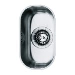 Lavello 1 vasca Franke AMX11016 sottotop inox satinato 18.8x32.3 cm.