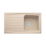 Lavello 1 vasca con gocciolatoio reversibile Franke ATG 611 86x50 avena