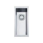 Lavello monovasca Franke Planar PEX110-16 sottotop inox satinato 44x20 cm.