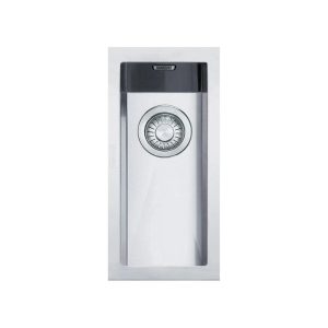 Lavello monovasca Franke Planar PEX110-16 sottotop inox satinato 44x20 cm.