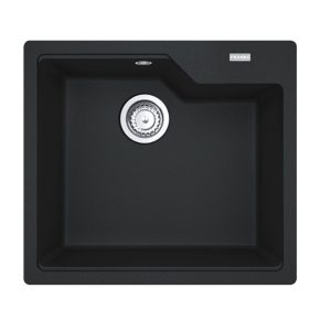 Lavello monovasca Franke Urban UBG 610-56 in fragranite nero 56x50 cm.