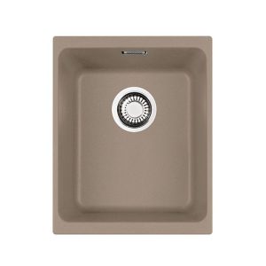 Lavello una vasca Franke KBG11034 sottotop 34x40 in fragranite Oyster