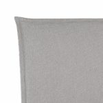 Letto matrimoniale Line contenitore in tessuto Aragon 80 light grey