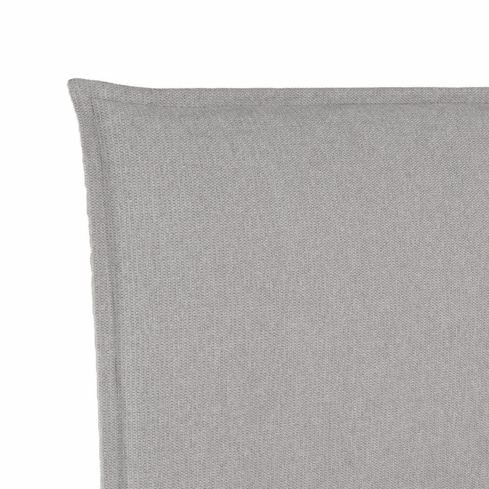 Letto matrimoniale Line contenitore in tessuto Aragon 80 light grey