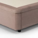 Letto matrimoniale Sommier 180x200 con contenitore in tessuto Enjoy 03 taupe