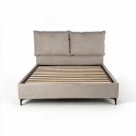 Letto matrimoniale Vogue contenitore in tessuto Aragon 20 taupe