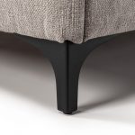 Letto matrimoniale Vogue contenitore in tessuto Aragon 20 taupe