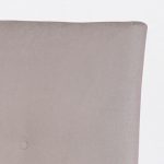 Letto singolo Stiletto con rete fissa in tessuto Enjoy 20 grigio chiaro