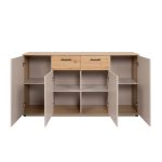 Madia Kerry51A 4 ante e 2 cassetti in beige e artisan oak