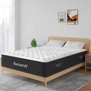 Materasso matrimoniale Aquila in schiuma multistrato e molle insacchettate 160x190x33 H cm.