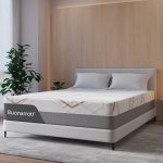 Materasso matrimoniale Corvo con memory foam molle insacchettate e tessuto rinfrescante sfoderabile 160x190x30H cm.