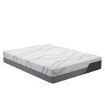 Materasso matrimoniale Corvo con memory foam molle insacchettate e tessuto rinfrescante sfoderabile 160x190x30H cm.