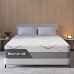 Materasso matrimoniale Corvo con memory foam molle insacchettate e tessuto rinfrescante sfoderabile 160x200x30H cm.