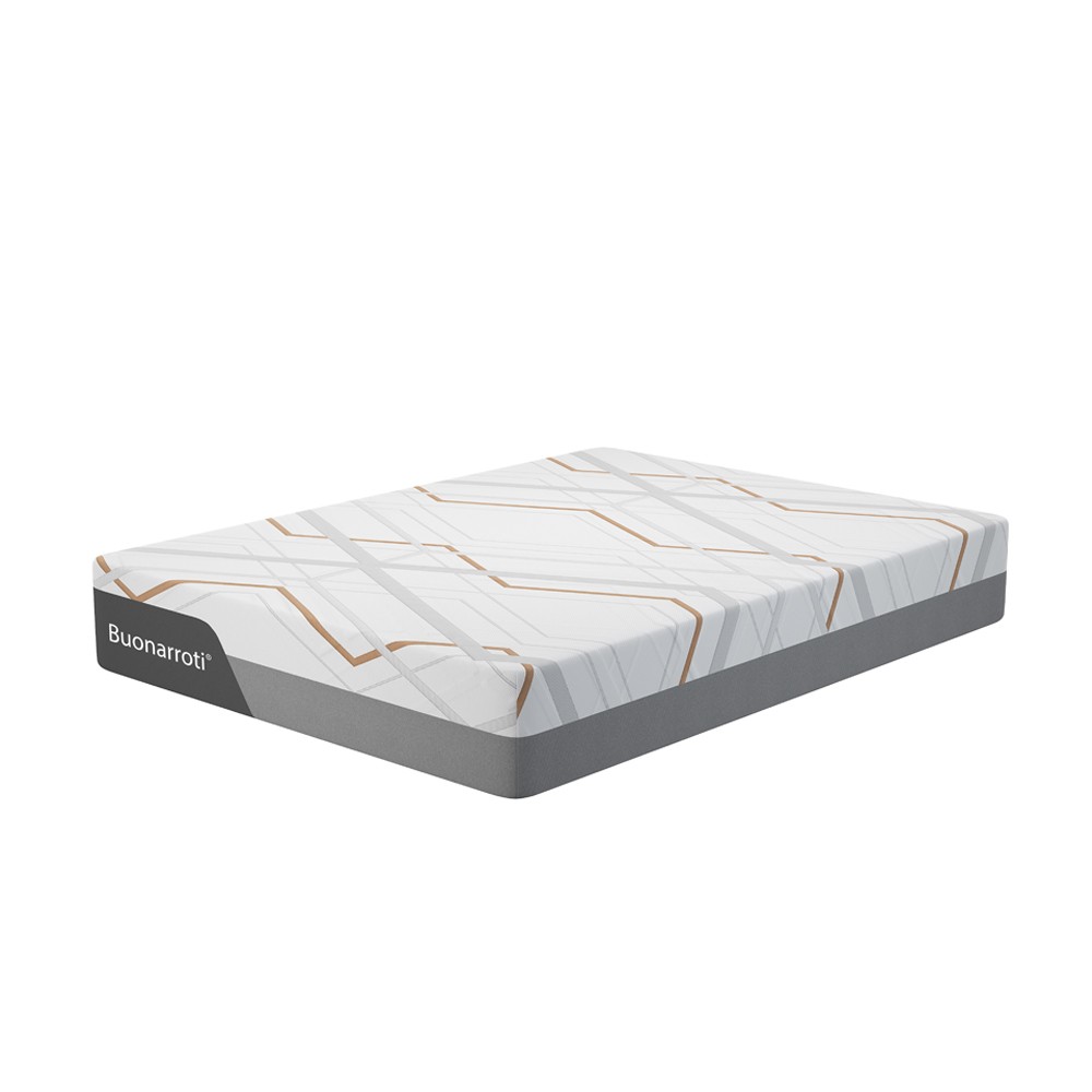 Materasso matrimoniale Corvo con memory foam molle insacchettate e tessuto rinfrescante sfoderabile 160x200x30H cm.