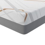 Materasso matrimoniale Corvo con memory foam molle insacchettate e tessuto rinfrescante sfoderabile 160x200x30H cm.