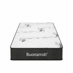 Materasso singolo Tarico 90x190x22.3 H cm. con molle insacchettate e strato in memory foam