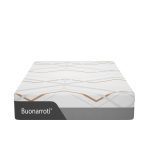 Materasso una piazza e mezza Corvo con memory foam molle insacchettate e tessuto rinfrescante sfoderabile 120x190x30H cm.