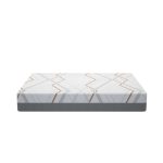 Materasso una piazza e mezza Corvo con memory foam molle insacchettate e tessuto rinfrescante sfoderabile 120x190x30H cm.