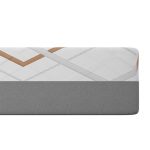 Materasso una piazza e mezza Corvo con memory foam molle insacchettate e tessuto rinfrescante sfoderabile 120x190x30H cm.