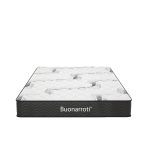 Materasso una piazza e mezza Tarico 120x190x22.3 H cm. con molle insacchettate e strato in memory foam