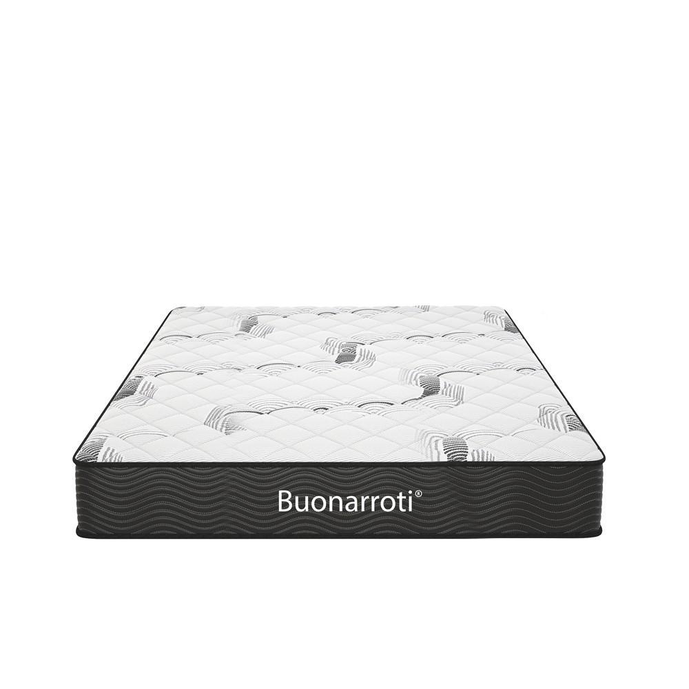 Materasso una piazza e mezza Tarico 120x190x22.3 H cm. con molle insacchettate e strato in memory foam