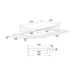 Piano cottura Grundig GIEI824414HF a induzione 4 fuochi comandi touch power nero