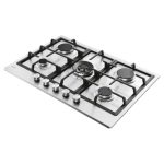Piano cottura a gas Candy CHG74WTX 5 fuochi inox