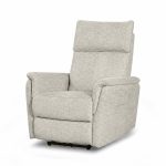 Poltrona alzapersona Motion con recliner elettrico 1 motore in tessuto G375 beige