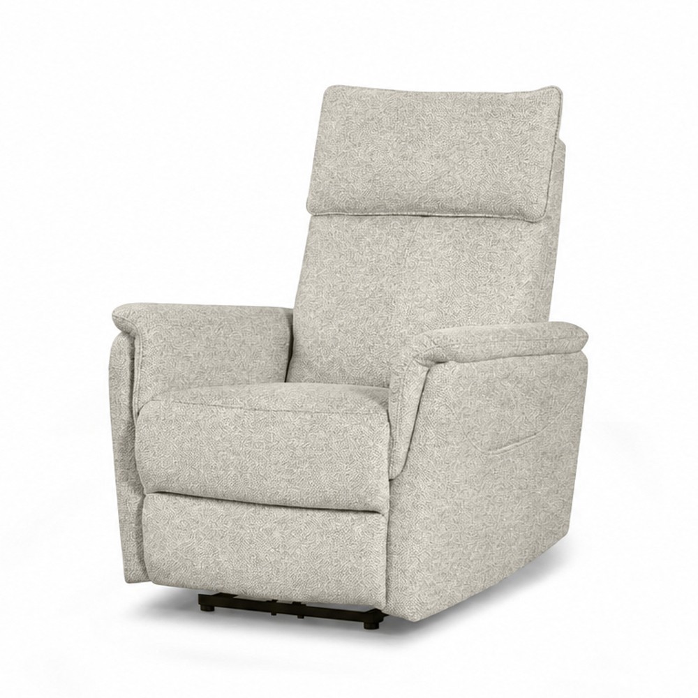 Poltrona alzapersona Motion con recliner elettrico 1 motore in tessuto G375 beige