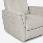 Poltrona alzapersona Motion con recliner elettrico 1 motore in tessuto G375 beige