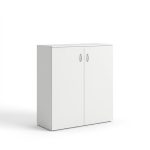 Scarpiera Duo 2 ante battenti con 3 cestelli portascarpe per anta capienza 12 paia colore bianco Made in Italy