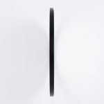 Specchio decorativo da parete MR005 rotondo con cornice nera