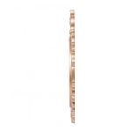 Specchio decorativo ovale da parete MR5501 con cornice in stile barocco gold 36x53 cm.