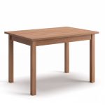 Tavolo allungabile Firenze 110x70 con allunga da 40 cm. in noce naturale
