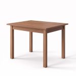 Tavolo allungabile Firenze 90x60 con allunga da 30 cm. in noce naturale