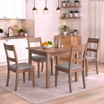 Tavolo allungabile Firenze 90x60 con allunga da 30 cm. in noce naturale