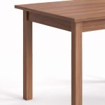 Tavolo allungabile Firenze 90x60 con allunga da 30 cm. in noce naturale