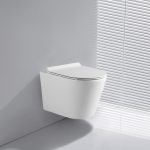 WC sospeso rimless YJ-2392 48.5x36x.36.5 cm bianco lucido