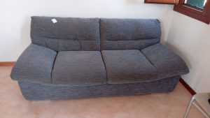 Divano 2 posti grigio 90x90 cod: 1050