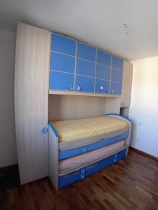 Cameretta a ponte con letto a scomparsa 310x259 cod: 1051